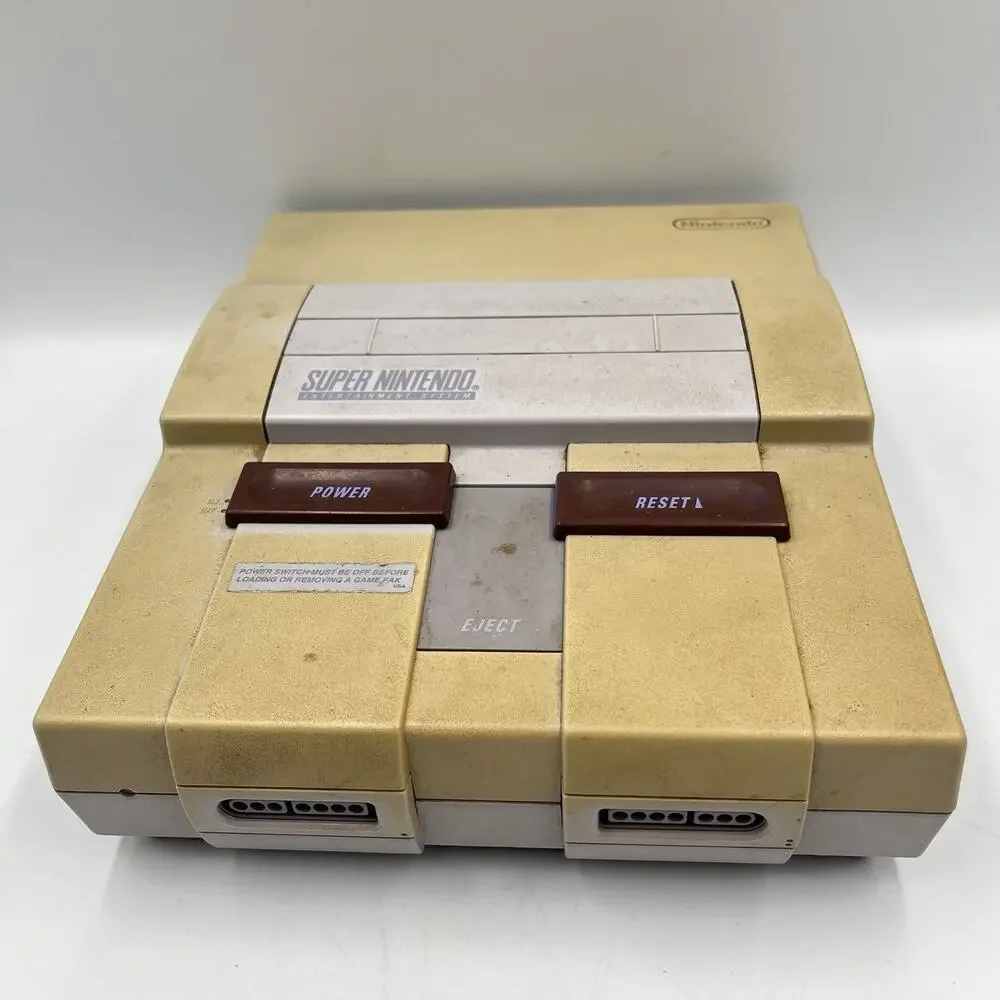 SNES super Nintendo Console Only - 100% Tested And Working.
